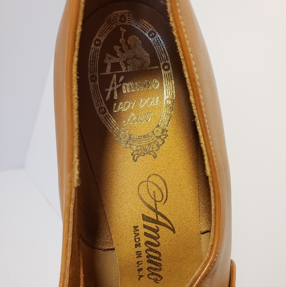 Amano lady dou last vintage retro tan heels - Picture 2 of 6